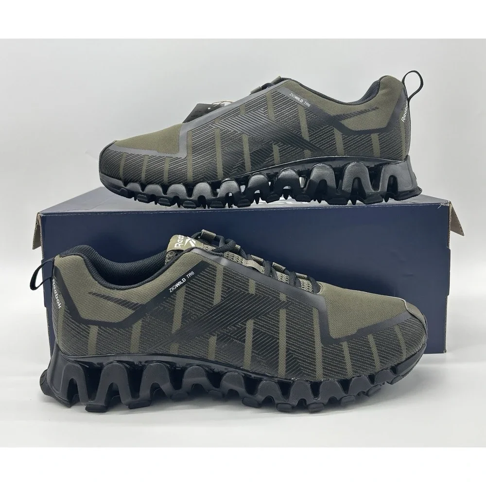 Reebok Zigwild TR 6 Trail Running‎ Shoes Green Black Men's 11.5 100038907